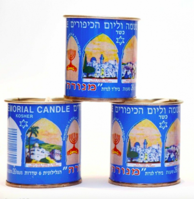 Bougies bleues de la me moire juive yahrzeit