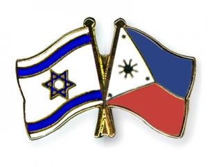 Flag pins israel philippines