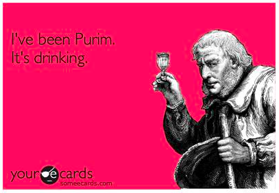 Purim drinking